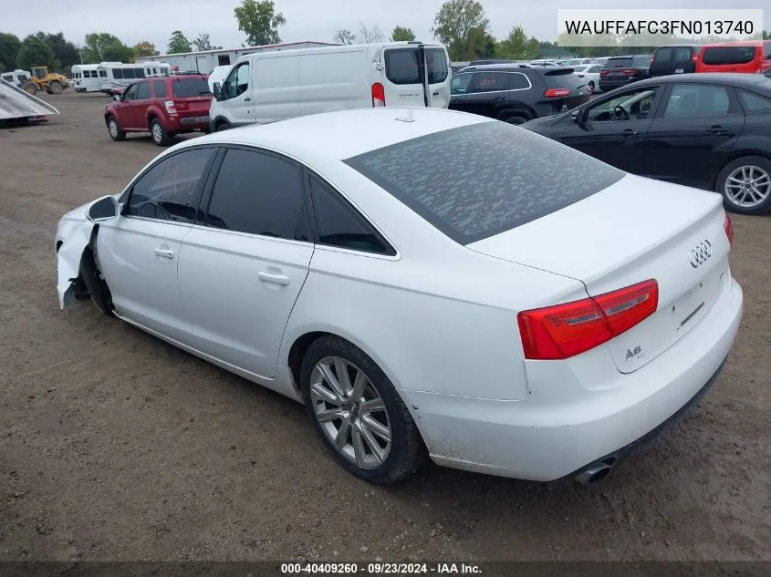 WAUFFAFC3FN013740 2015 Audi A6 2.0T Premium