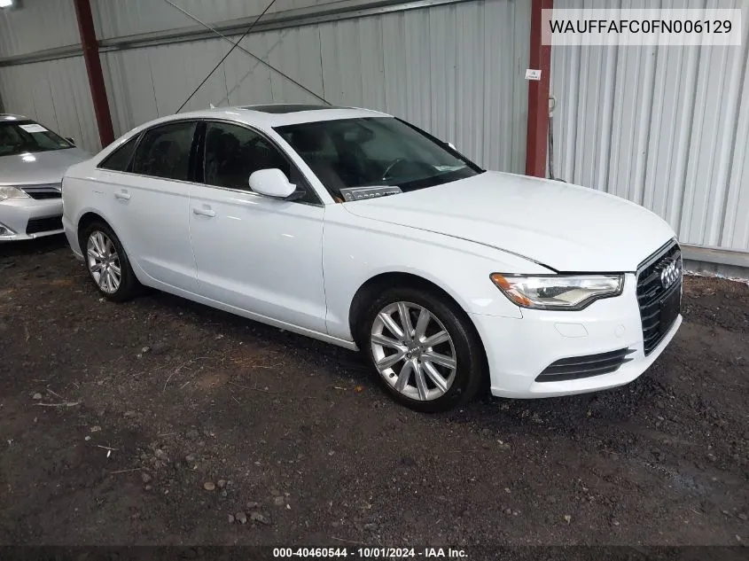 WAUFFAFC0FN006129 2015 Audi A6 2.0T Premium