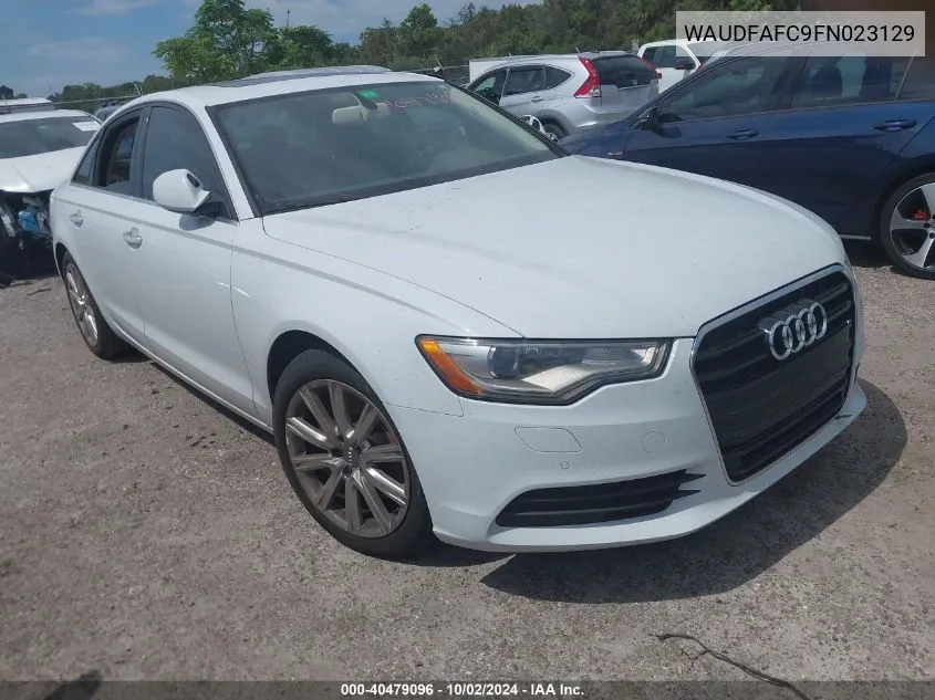 2015 Audi A6 2.0T Premium VIN: WAUDFAFC9FN023129 Lot: 40479096