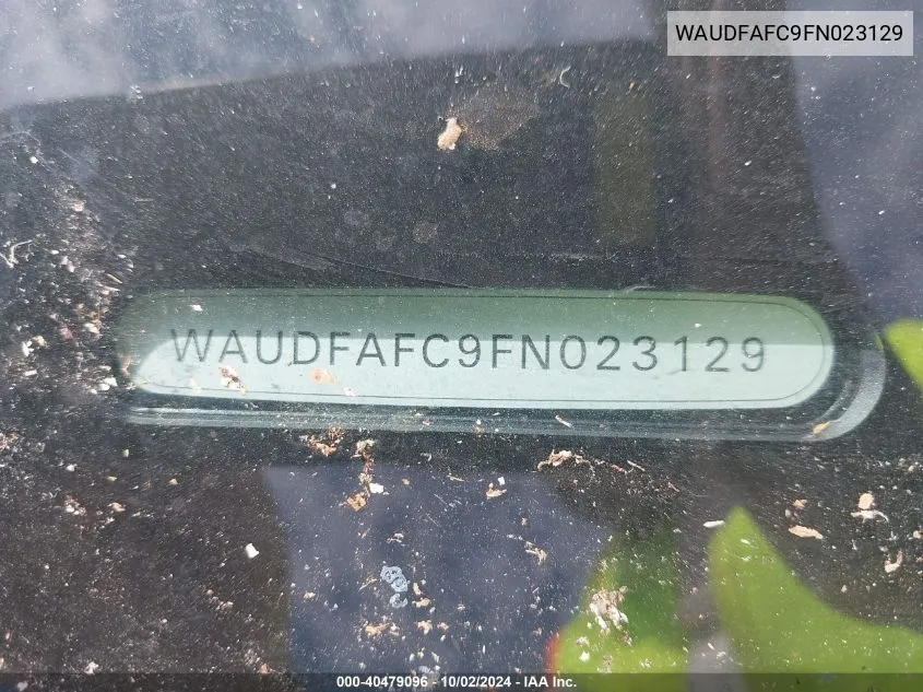 WAUDFAFC9FN023129 2015 Audi A6 2.0T Premium