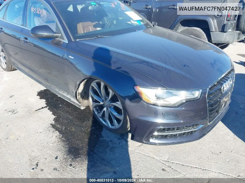 2015 Audi A6 Premium Plus VIN: WAUFMAFC7FN047427 Lot: 40531013