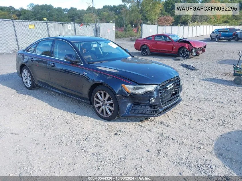 2015 Audi A6 3.0T Premium Plus VIN: WAUFGAFCXFN032296 Lot: 40544320