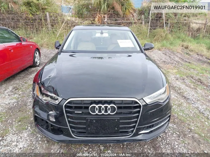 2015 Audi A6 3.0T Premium Plus VIN: WAUFGAFC2FN019901 Lot: 40914791