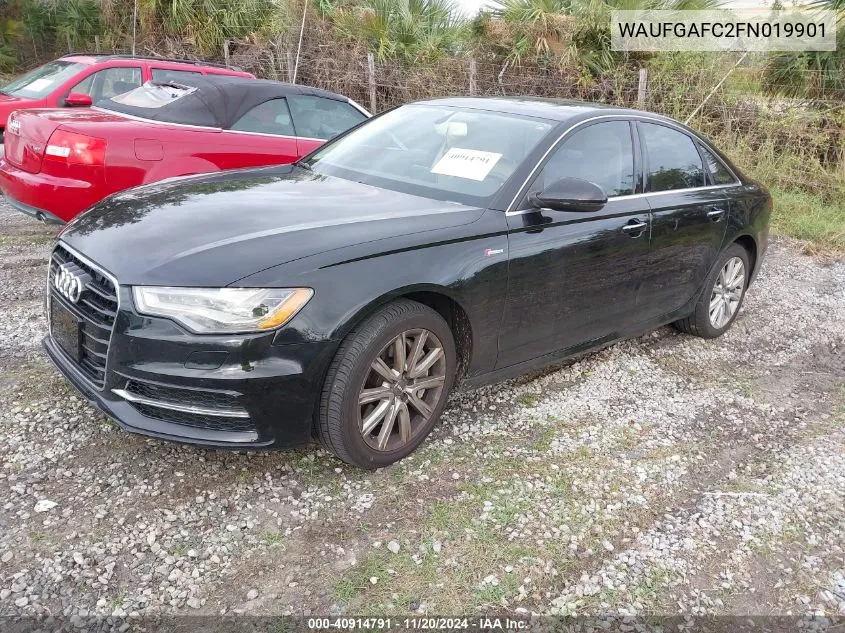 2015 Audi A6 3.0T Premium Plus VIN: WAUFGAFC2FN019901 Lot: 40914791