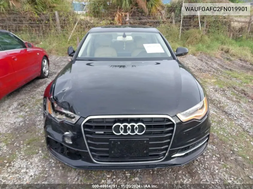 2015 Audi A6 3.0T Premium Plus VIN: WAUFGAFC2FN019901 Lot: 40914791