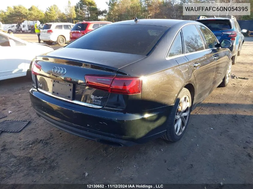 2016 Audi A6 VIN: WAUFFAFC6GN054395 Lot: 12130652