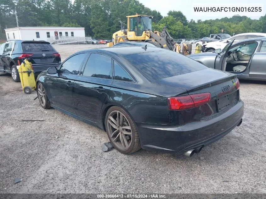 WAUHGAFC1GN016255 2016 Audi A6 3.0T Premium Plus