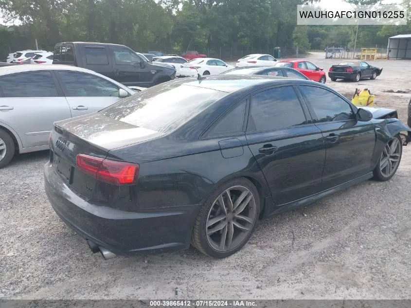 WAUHGAFC1GN016255 2016 Audi A6 3.0T Premium Plus