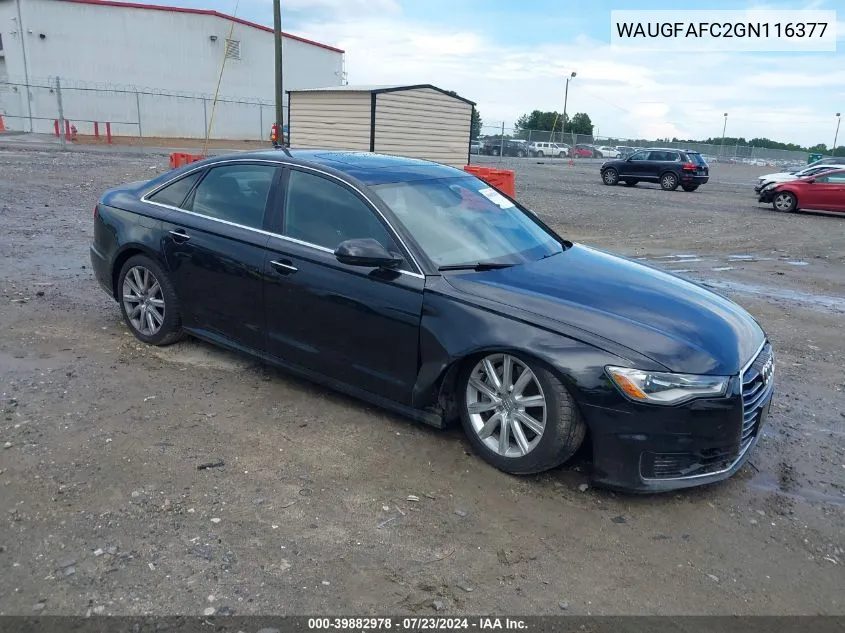 WAUGFAFC2GN116377 2016 Audi A6 2.0T Premium Plus