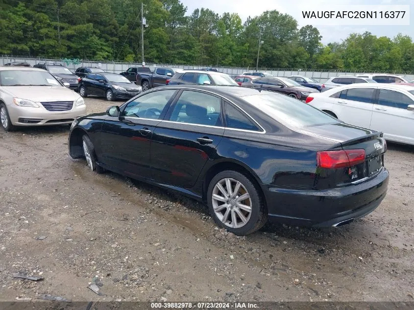 WAUGFAFC2GN116377 2016 Audi A6 2.0T Premium Plus