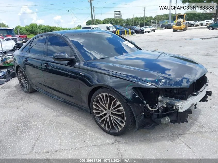 WAUCFAFC3GN183388 2016 Audi A6 2.0T Premium