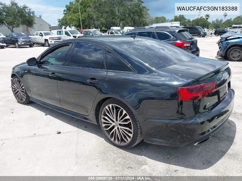 WAUCFAFC3GN183388 2016 Audi A6 2.0T Premium