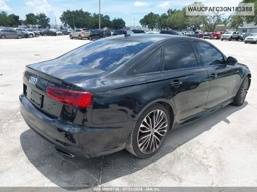 WAUCFAFC3GN183388 2016 Audi A6 2.0T Premium