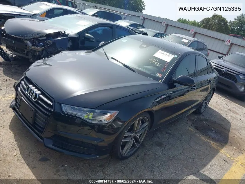 WAUHGAFC7GN125335 2016 Audi A6 3.0T Premium Plus