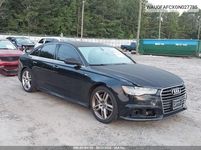 WAUGFAFCXGN027785 2016 Audi A6 2.0T Premium Plus