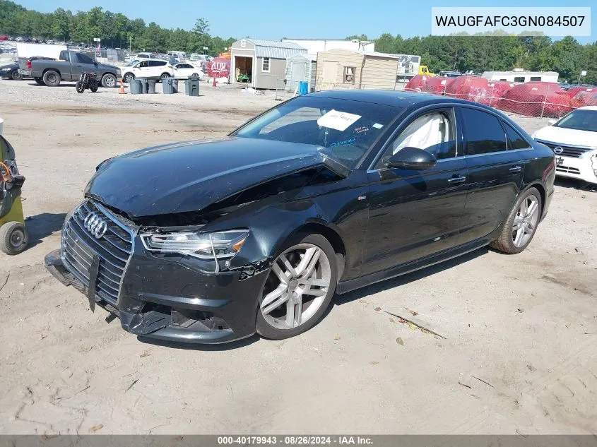 WAUGFAFC3GN084507 2016 Audi A6 2.0T Premium Plus