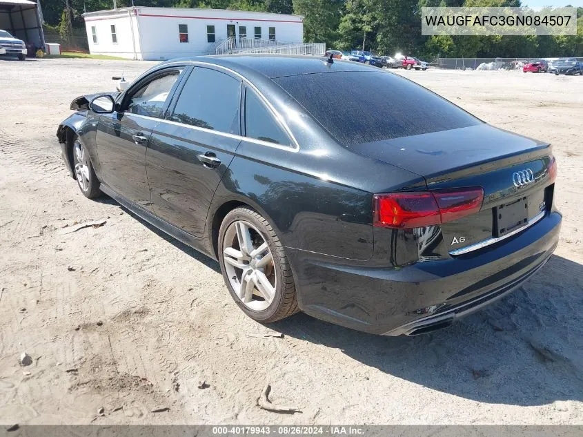 2016 Audi A6 2.0T Premium Plus VIN: WAUGFAFC3GN084507 Lot: 40179943