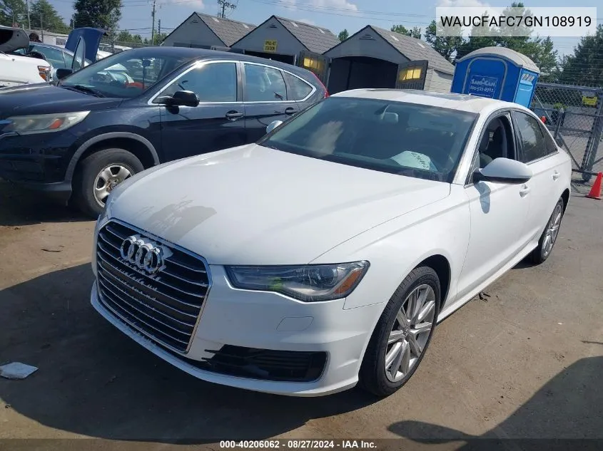 WAUCFAFC7GN108919 2016 Audi A6 2.0T Premium