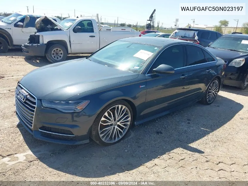 2016 Audi A6 3.0T Premium Plus VIN: WAUFGAFC5GN023197 Lot: 40232396