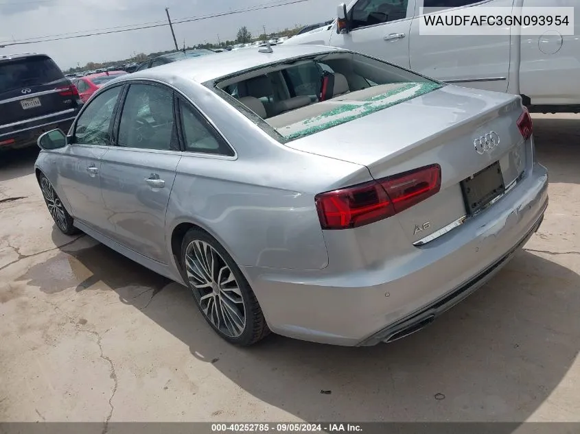 WAUDFAFC3GN093954 2016 Audi A6 2.0T Premium Plus