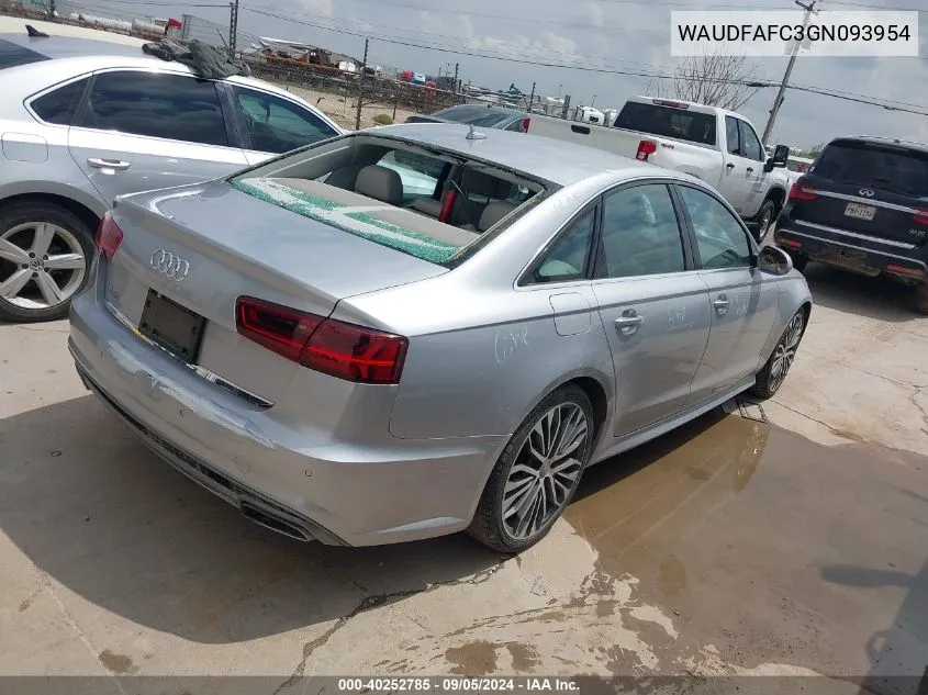 WAUDFAFC3GN093954 2016 Audi A6 2.0T Premium Plus