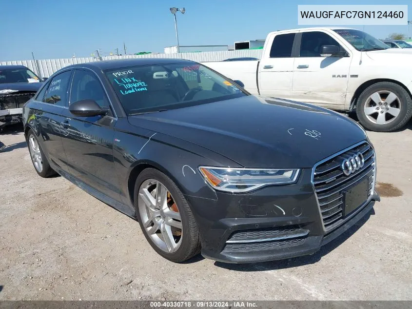 2016 Audi A6 2.0T Premium Plus VIN: WAUGFAFC7GN124460 Lot: 40330718