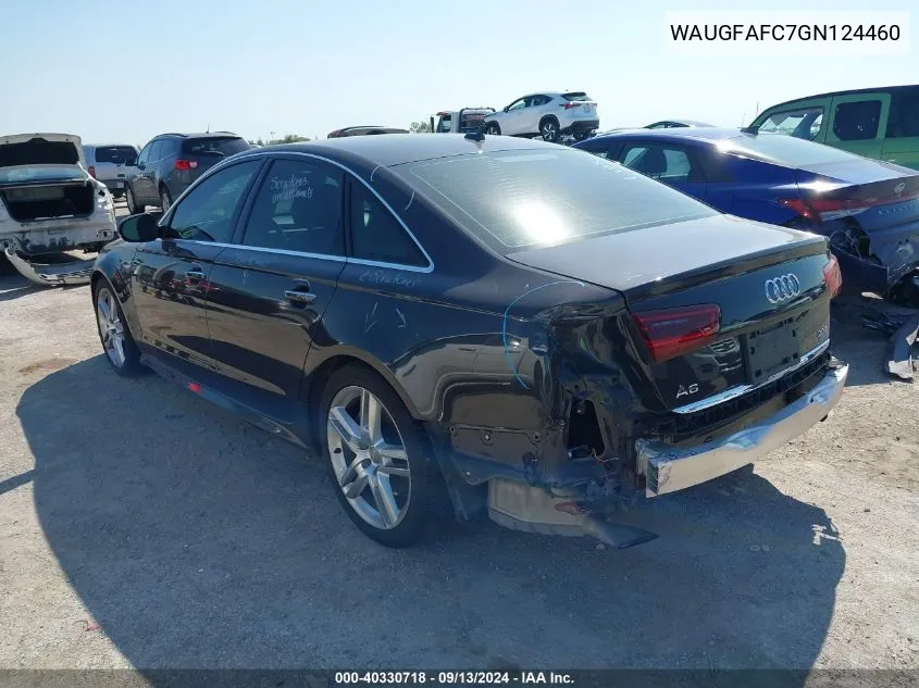 2016 Audi A6 2.0T Premium Plus VIN: WAUGFAFC7GN124460 Lot: 40330718