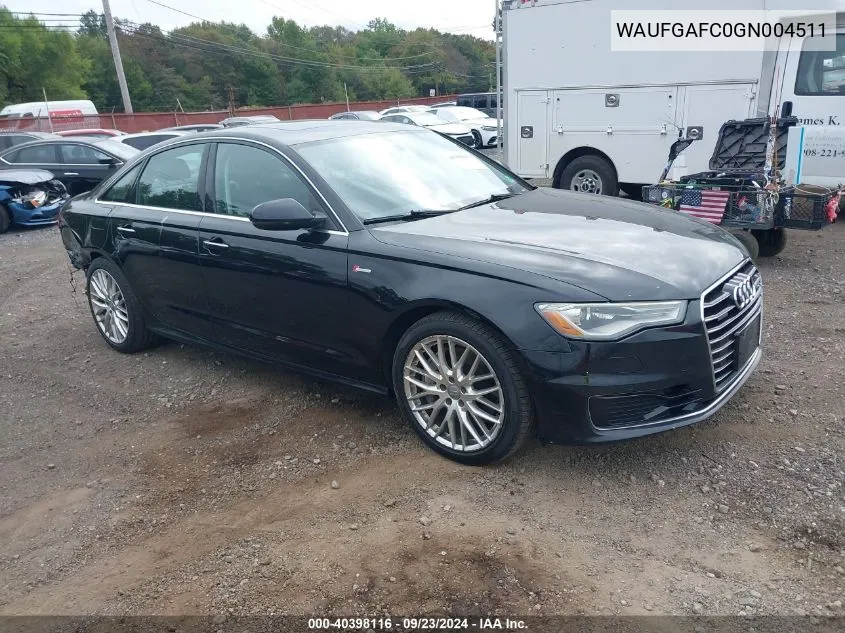 WAUFGAFC0GN004511 2016 Audi A6 3.0T Premium Plus