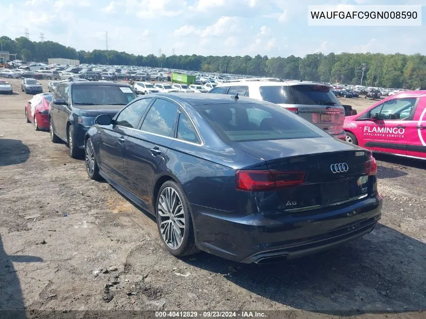 WAUFGAFC9GN008590 2016 Audi A6 3.0T Premium Plus