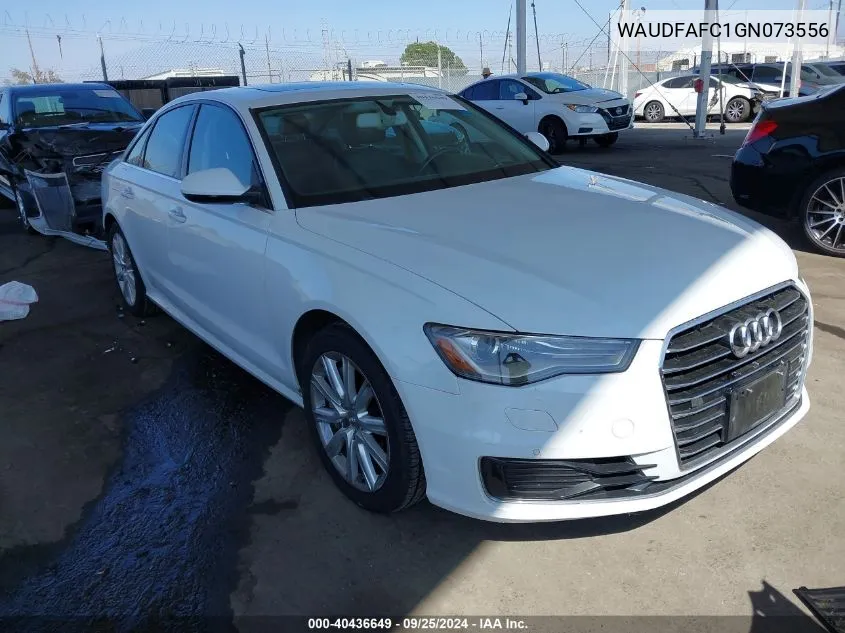 2016 Audi A6 2.0T Premium Plus VIN: WAUDFAFC1GN073556 Lot: 40436649