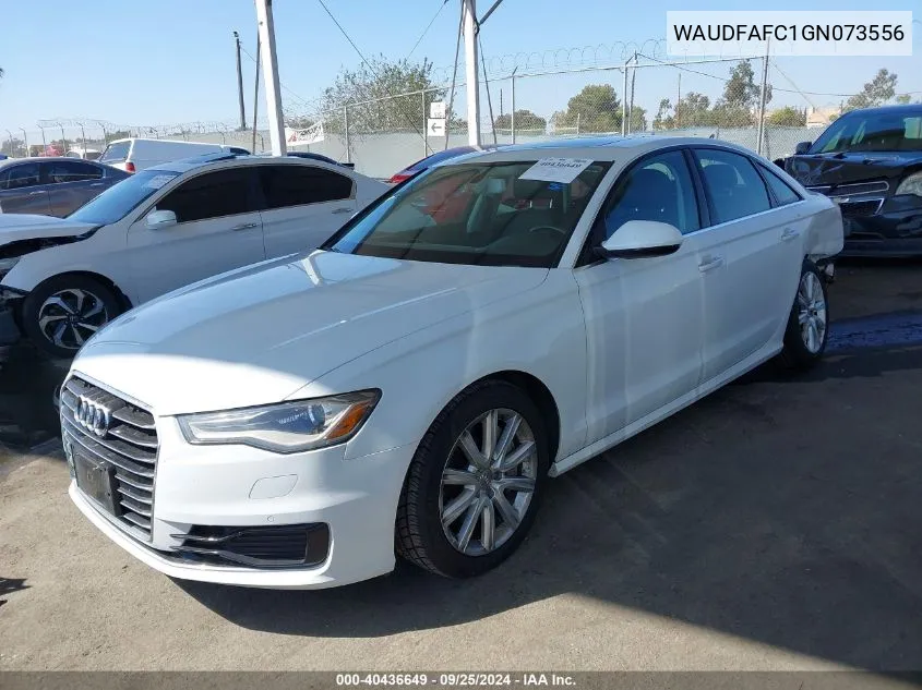 WAUDFAFC1GN073556 2016 Audi A6 2.0T Premium Plus