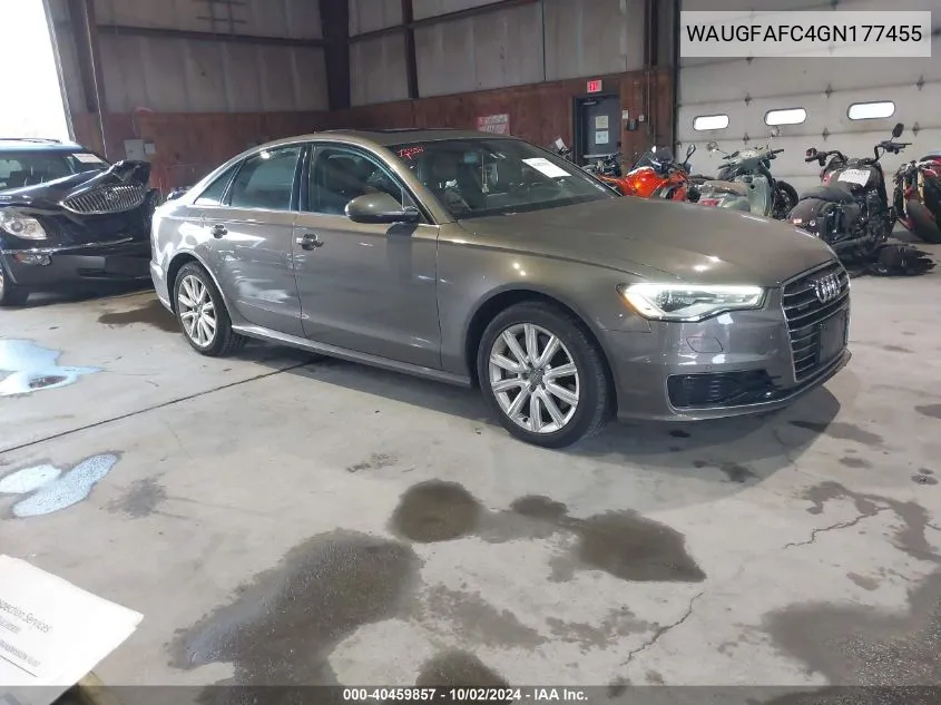 2016 Audi A6 2.0T Premium Plus VIN: WAUGFAFC4GN177455 Lot: 40459857