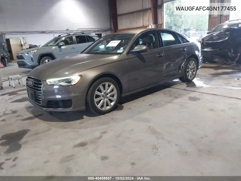 WAUGFAFC4GN177455 2016 Audi A6 2.0T Premium Plus