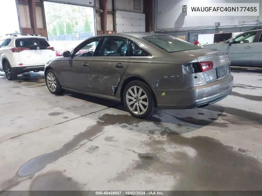 2016 Audi A6 2.0T Premium Plus VIN: WAUGFAFC4GN177455 Lot: 40459857