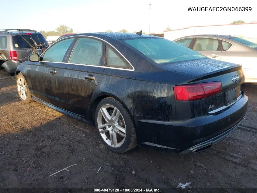 WAUGFAFC2GN066399 2016 Audi A6 2.0T Premium Plus