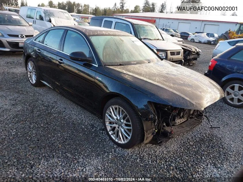 WAUFGAFC0GN002001 2016 Audi A6 3.0T Premium Plus