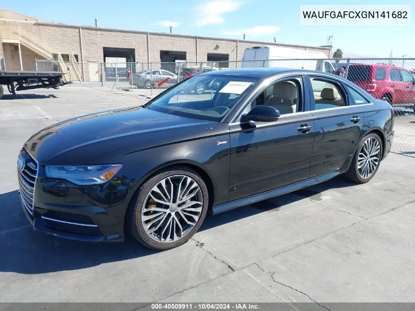 2016 Audi A6 3.0T Premium Plus VIN: WAUFGAFCXGN141682 Lot: 40509911