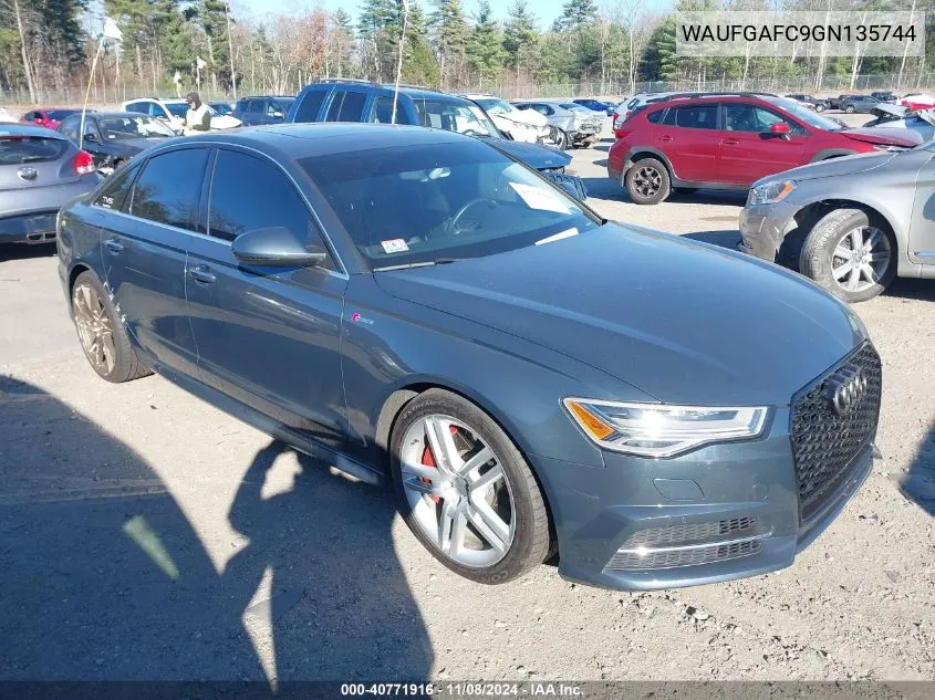 2016 Audi A6 3.0T Premium Plus VIN: WAUFGAFC9GN135744 Lot: 40771916