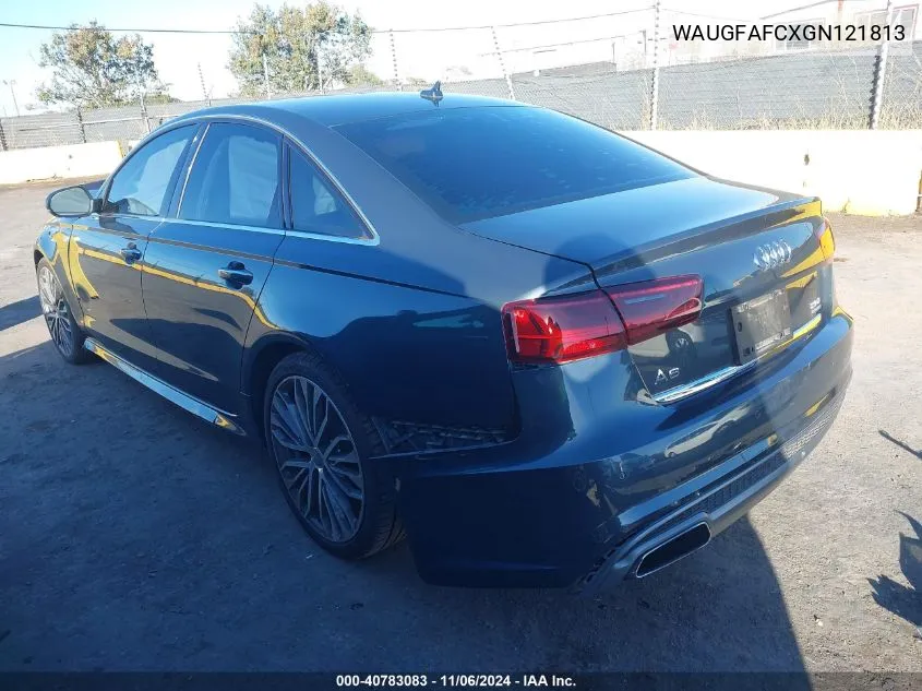 2016 Audi A6 2.0T Premium Plus VIN: WAUGFAFCXGN121813 Lot: 40783083