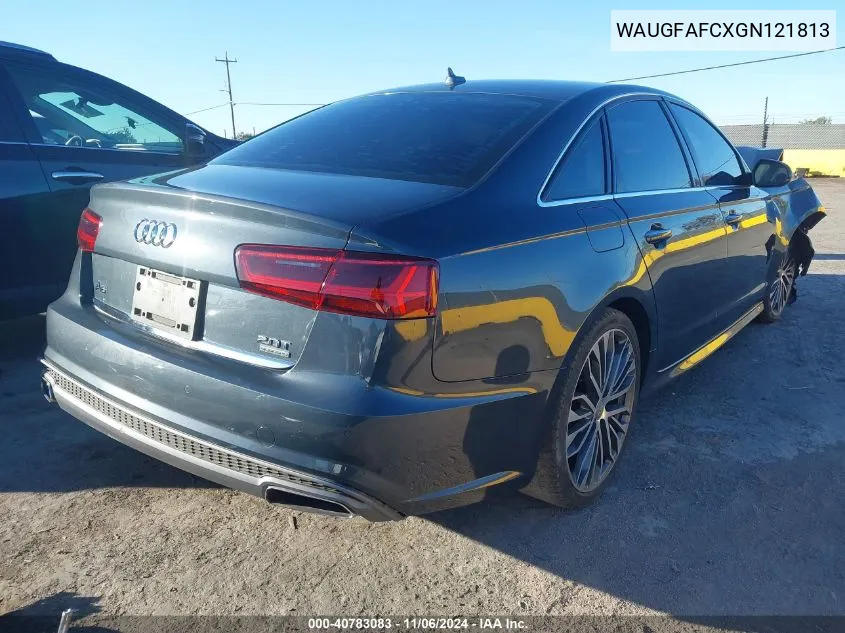 2016 Audi A6 2.0T Premium Plus VIN: WAUGFAFCXGN121813 Lot: 40783083