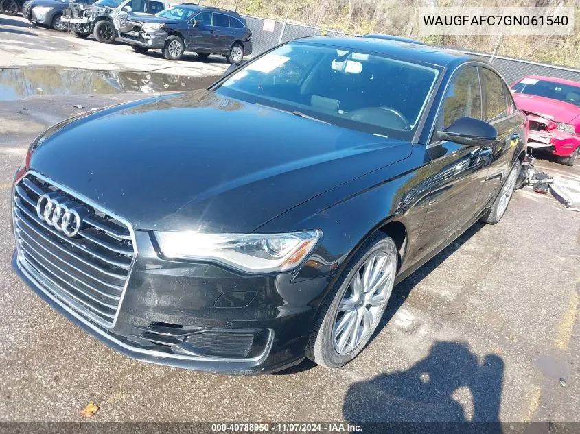 WAUGFAFC7GN061540 2016 Audi A6 2.0T Premium Plus