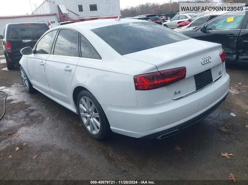 2016 Audi A6 2.0T Premium Plus VIN: WAUGFAFC9GN123049 Lot: 40879721