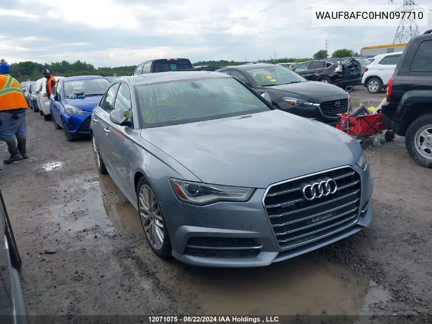 2017 Audi A6 VIN: WAUF8AFC0HN097710 Lot: 12071075