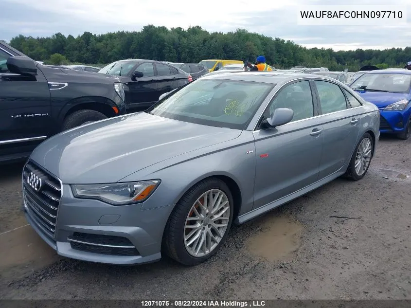 2017 Audi A6 VIN: WAUF8AFC0HN097710 Lot: 12071075