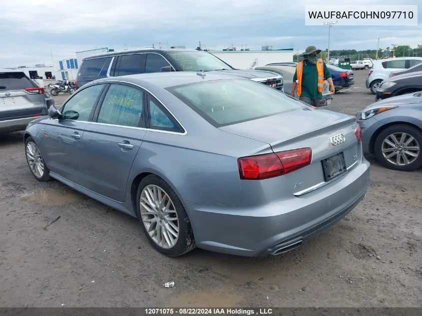 2017 Audi A6 VIN: WAUF8AFC0HN097710 Lot: 12071075