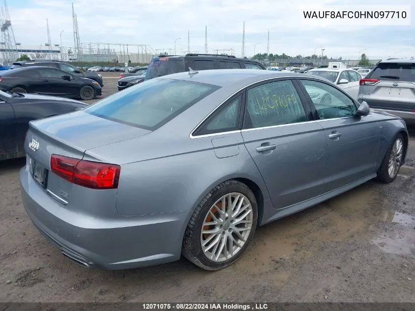 2017 Audi A6 VIN: WAUF8AFC0HN097710 Lot: 12071075