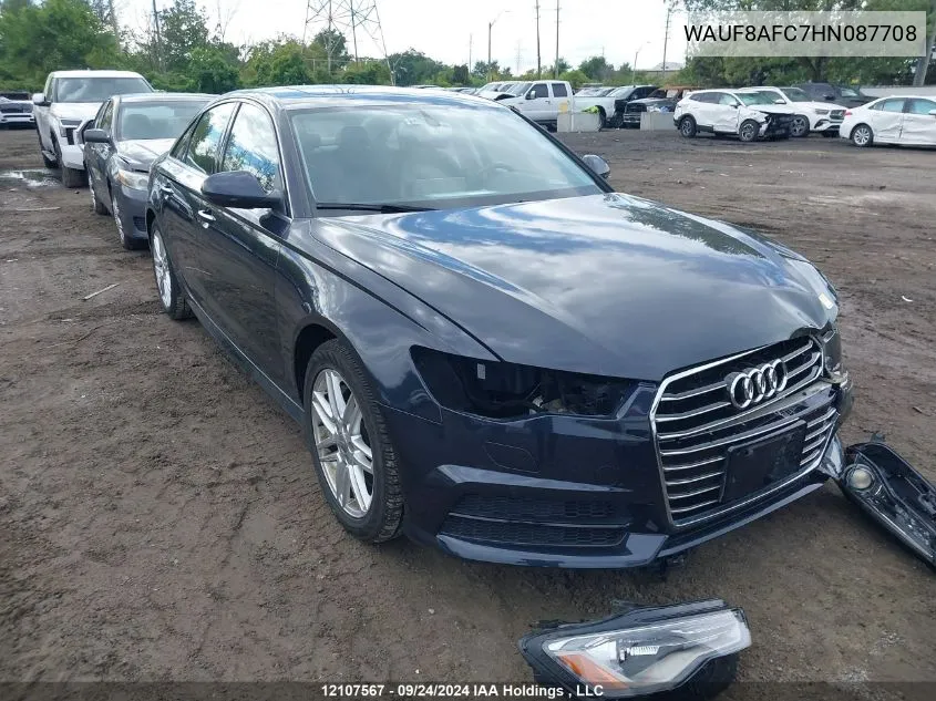 2017 Audi A6 Premium VIN: WAUF8AFC7HN087708 Lot: 12107567