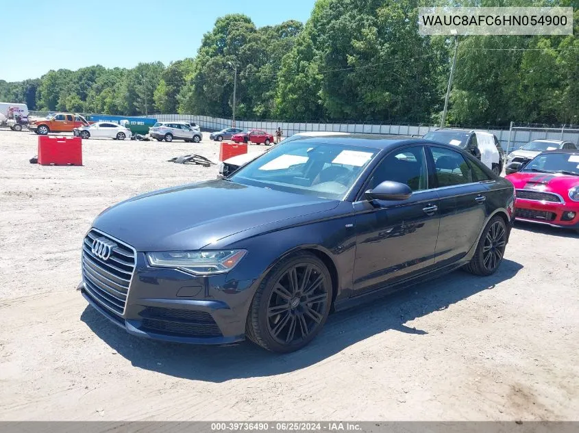 2017 Audi A6 2.0T Premium VIN: WAUC8AFC6HN054900 Lot: 39736490