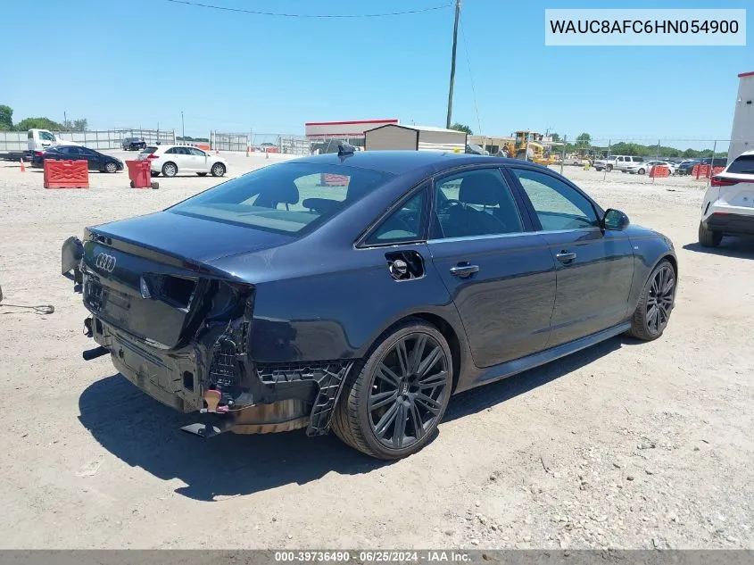 WAUC8AFC6HN054900 2017 Audi A6 2.0T Premium