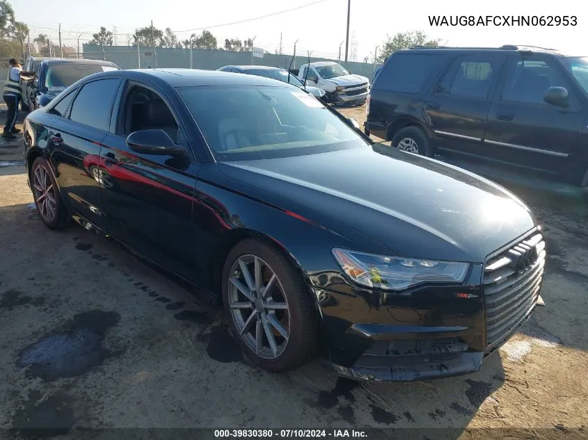 WAUG8AFCXHN062953 2017 Audi A6 2.0T Premium